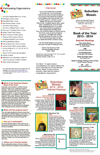 Image of the brochure for the Suburban Mosaic program