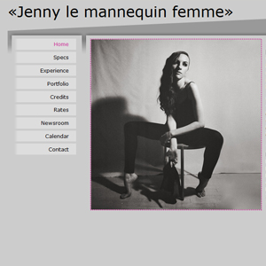 Branding - Jenny le mannequin femme